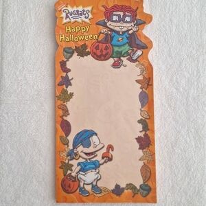 Rugrats Nickelodeon Halloween Vintage Magnetic Notepad